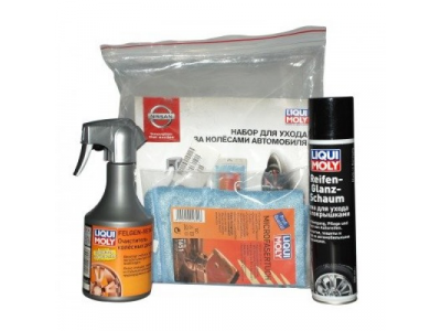 Набор по уходу за колесами автомобиля Nissan Wheels Care Chemistry Kit